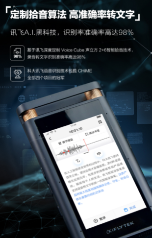 訊飛智能錄音筆：用AI滿(mǎn)足快節(jié)奏工作方式