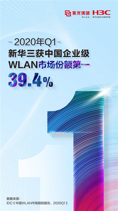 市場份額穩(wěn)居冠軍，2020Q1新華三持續(xù)領跑中國企業(yè)級WLAN市場