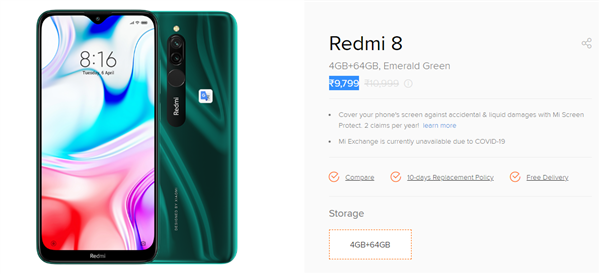 國(guó)外越賣越貴！Redmi 8系列售價(jià)在印度四連漲：漲幅超20%