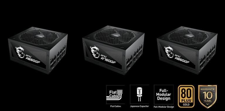 微星發(fā)布支持全新NVIDIA 30系列顯卡的MPG GF電源