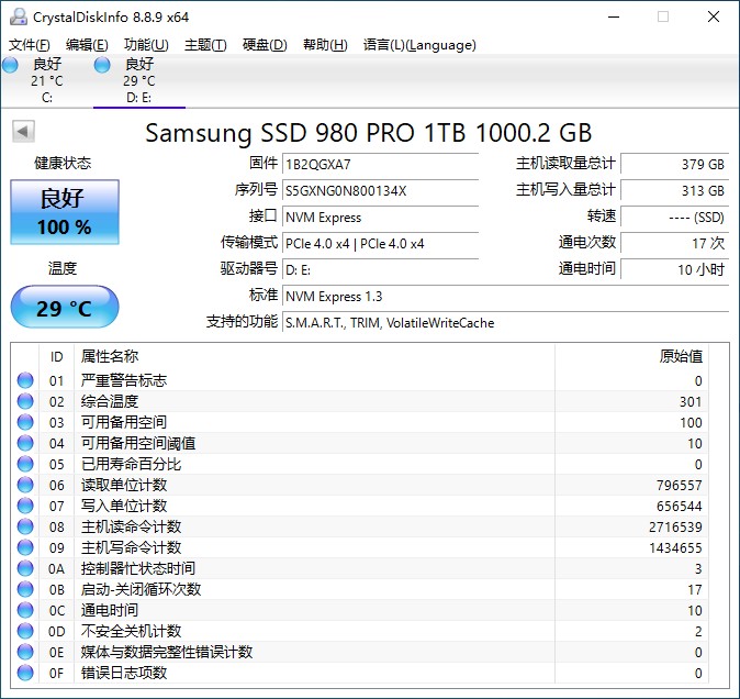 滿血PCIe 4.0：三星980PRO固態(tài)硬盤(pán)評(píng)測(cè)