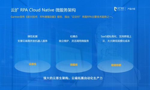 云擴(kuò)科技：云原生RPA，云端擴(kuò)展企業(yè)智能生產(chǎn)力