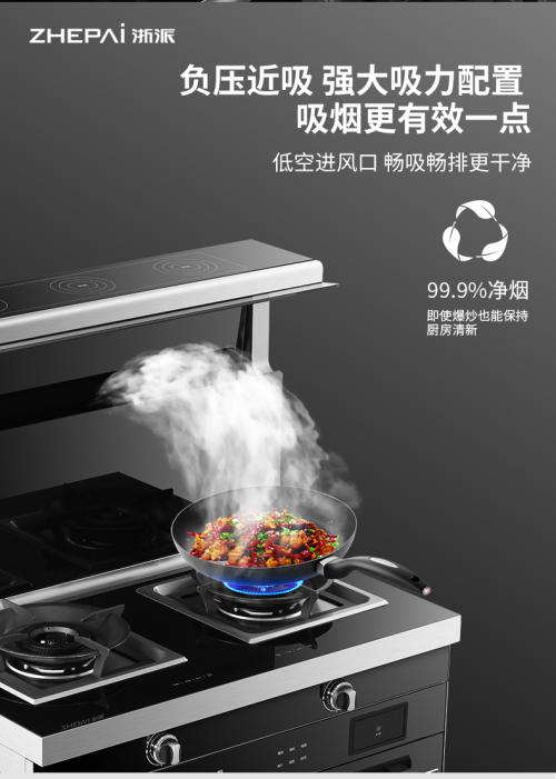 想要烹飪簡(jiǎn)單，一臺(tái)集成灶10大品牌浙派熱清洗搞定！