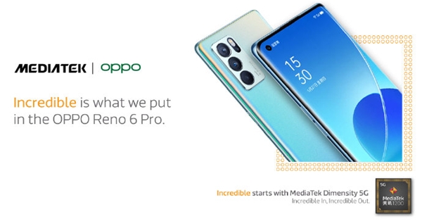 OPPO Reno6 系列輕薄和影像再突破，天璣芯片備受好評