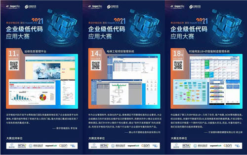 火熱進行中！2021企業(yè)級低代碼應用大賽，活字格應用秀出圈