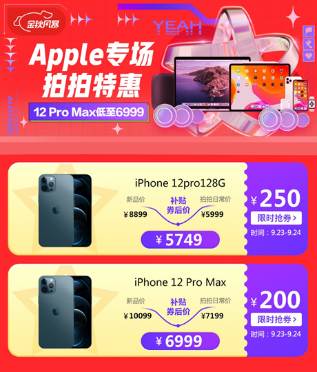 京東旗下拍拍二手Apple專場超值返場！