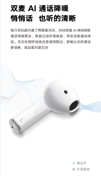 半入耳式佩戴+超28小時續(xù)航 榮耀親選Earbuds X2雙11超低折扣