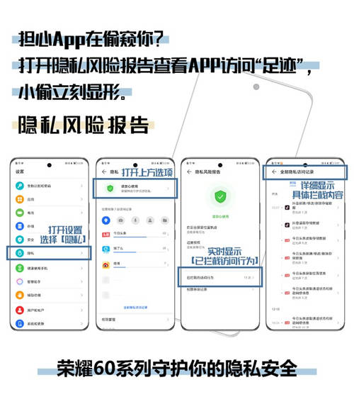 用戶隱私保護(hù)不容突破 榮耀60控制APP權(quán)限最小化引領(lǐng)行業(yè)進(jìn)步