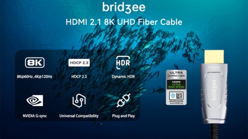 8K已來，bridgee出品光纖HDMI“H48”