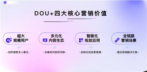 DOU+持續(xù)更迭，致力于滿足不同用戶需求