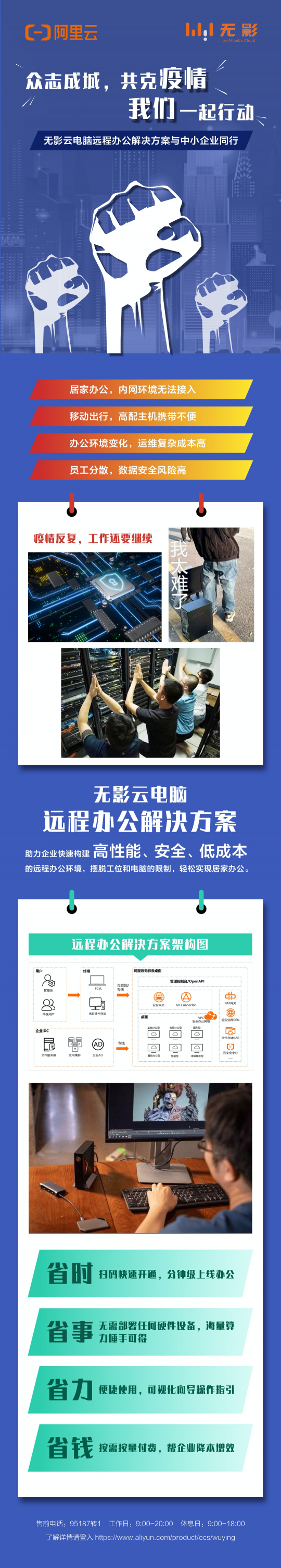 無影云電腦支持企業(yè)快速實現(xiàn)居家辦公