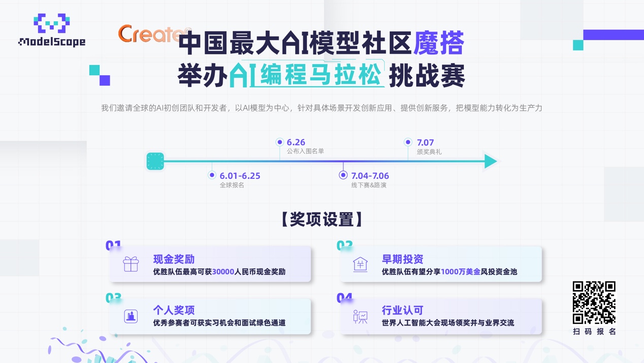 魔搭社區(qū)舉辦AI編程馬拉松大賽，獲勝隊(duì)伍有望共享千萬(wàn)美金風(fēng)投資金池.jpg