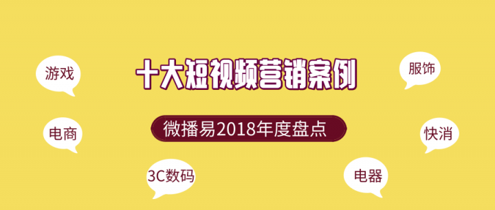 微播易年度盤點：2018年十大創(chuàng)意短視頻營銷案例