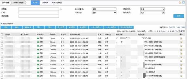 迪普科技為攝像機基礎(chǔ)信息采集建檔排憂解難