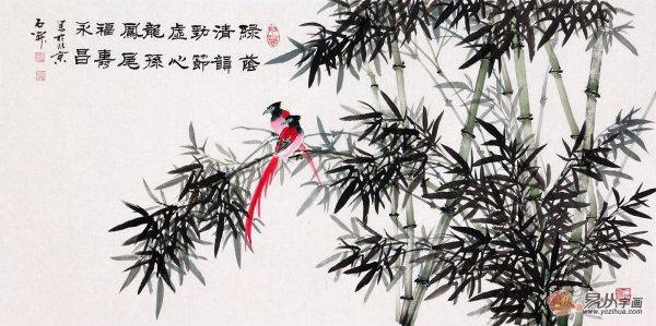 梅蘭竹菊的君子品質(zhì)，名家石開梅蘭竹菊四君子國(guó)畫作品欣賞