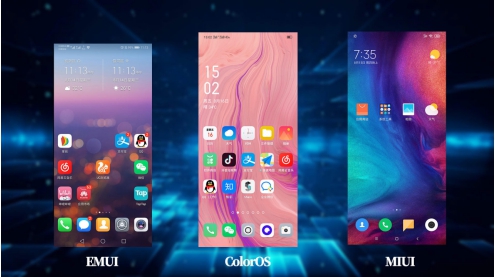 國產(chǎn)頭部 UI 對比，ColorOS、MIUI、EMUI 的區(qū)別你知道多少