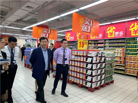 張近東探店家樂福，場景零售如何服務(wù)消費(fèi)者？