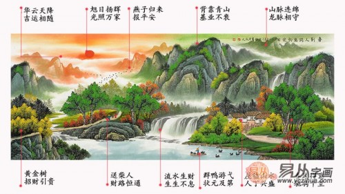 關(guān)于適合掛在家里的山水畫(huà) 四種常見(jiàn)風(fēng)格教你打造經(jīng)典家居范