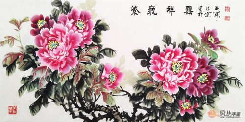 客廳適合掛什么字畫，國畫花鳥經(jīng)典四款寓意解析