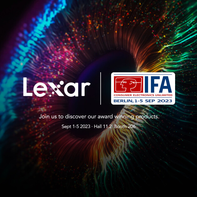 德國IFA2023舉辦在即！ Lexar雷克沙攜旗下多款重磅新品亮相展會！