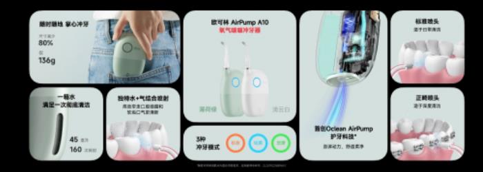 看各路知乎答主怎么評 歐可林AirPump A10氧氣啵啵沖牙器體驗分享